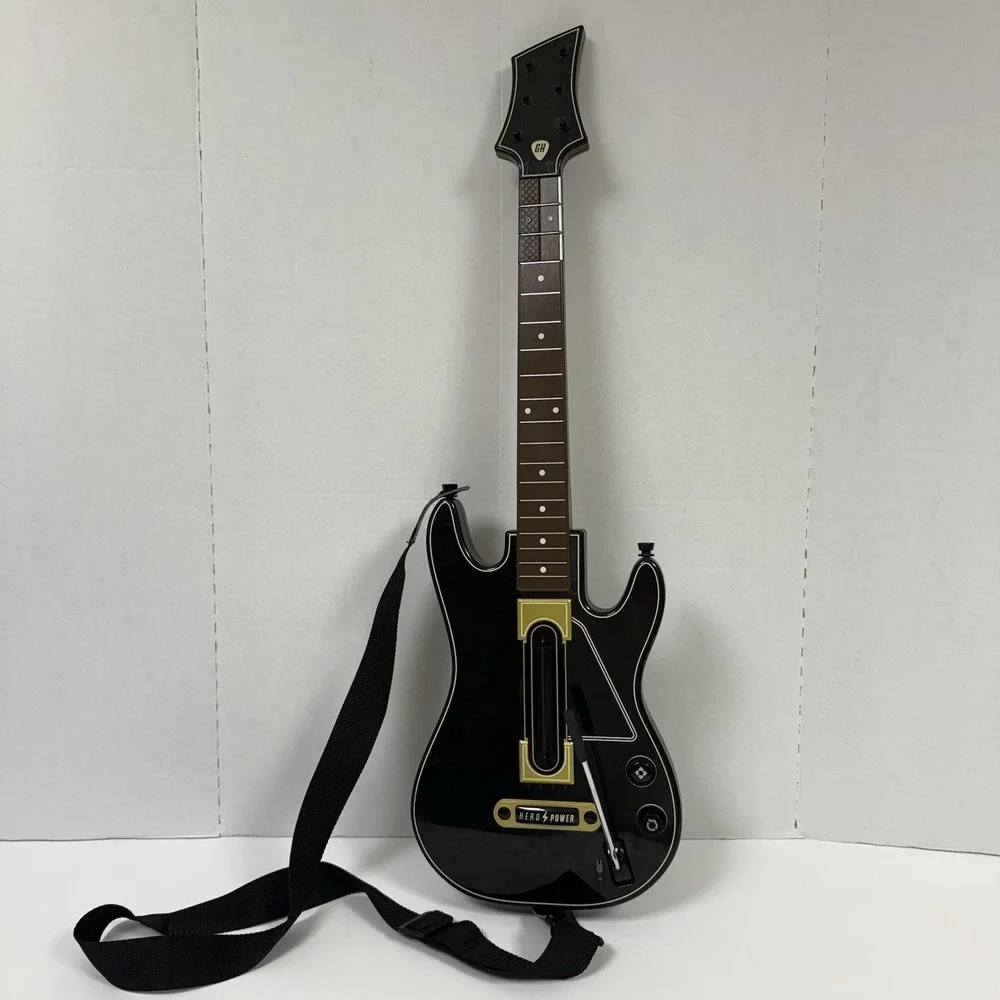 Guitar Hero Live Guitar for XBOX 360/PS4 Black Activison No Dongle Model 0000654
